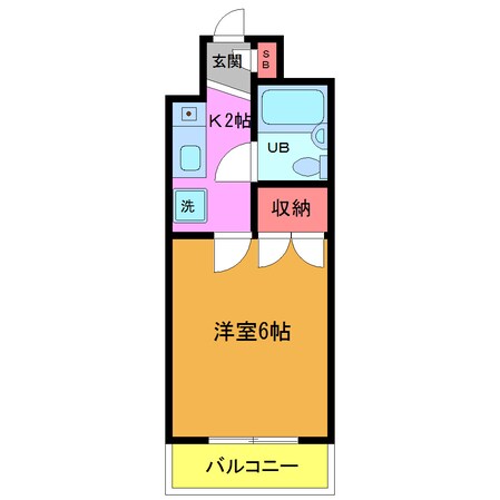 シャーレン鳳の物件間取画像